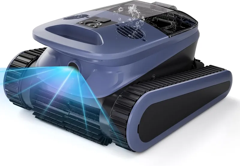ABNEMEN Climb Stairs Pool Cleaner with 4 Modes
