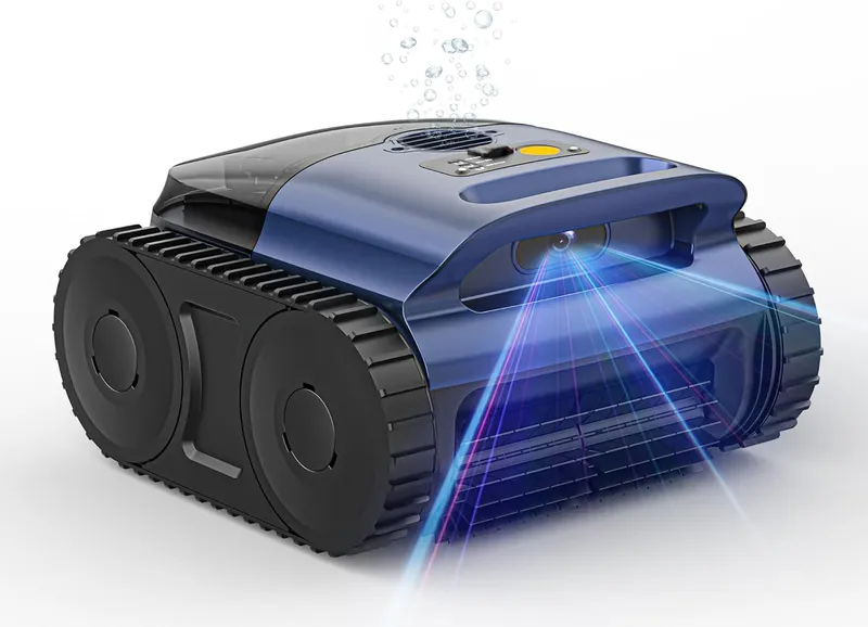 ABNEMEN Pool Vacuum for Inground Pool, Navy Blue